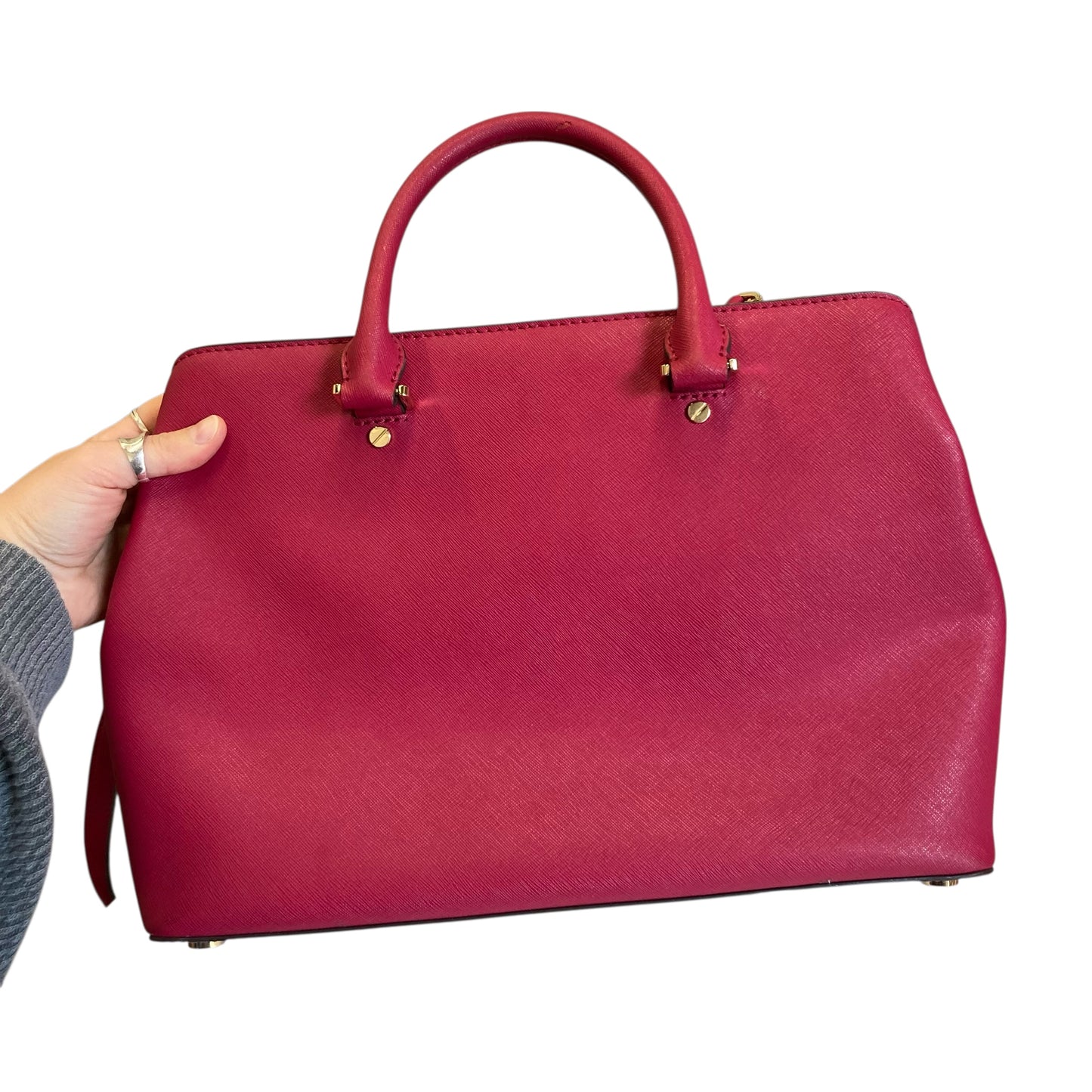 Handbag Designer By Michael Kors In Pink, Size:Large
