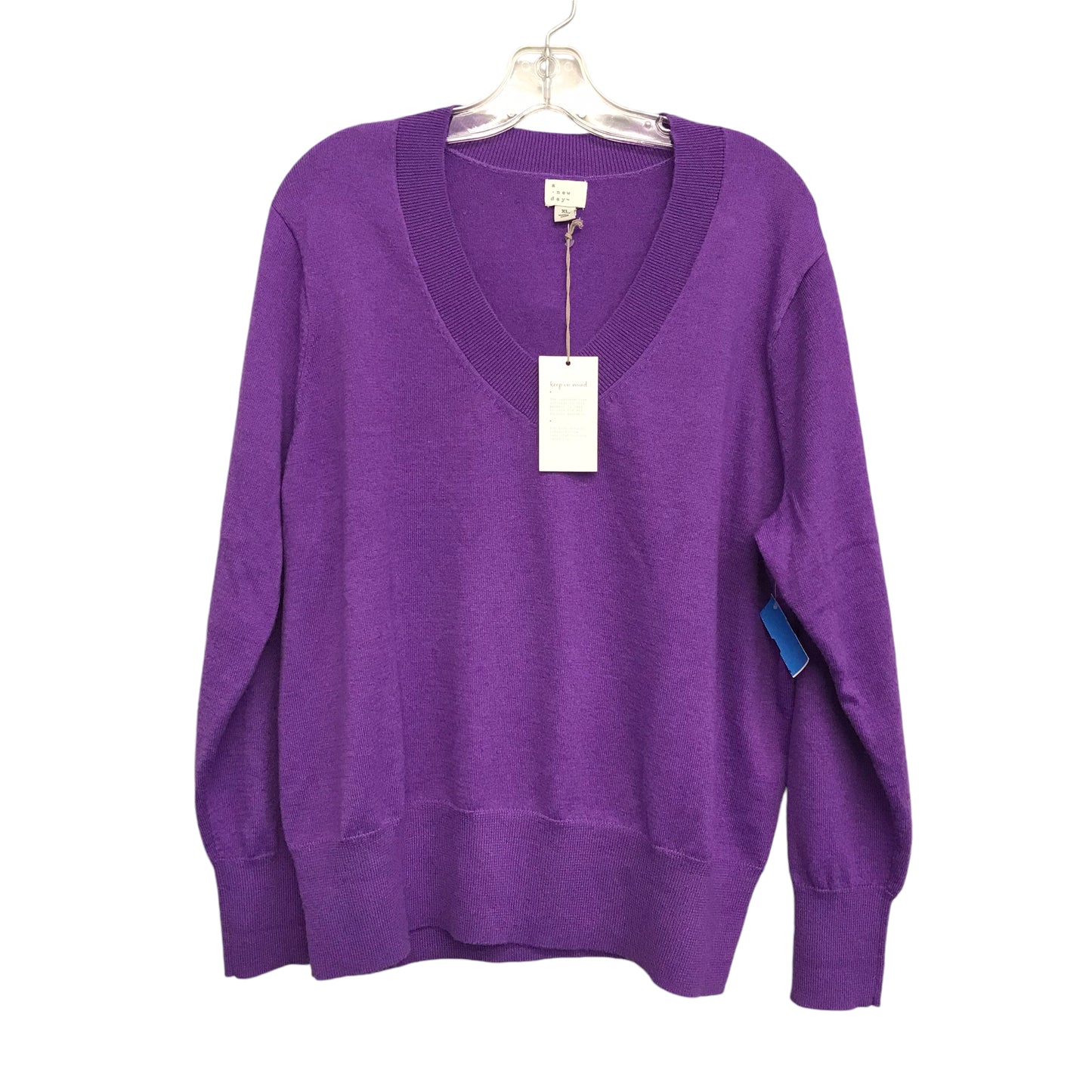 Sweater By A New Day In Purple, Size:Xl