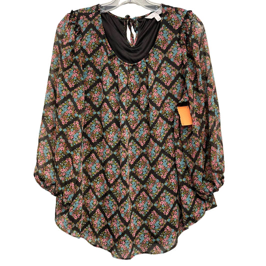 Top Ls By Lc Lauren Conrad In Floral Print, Size:L