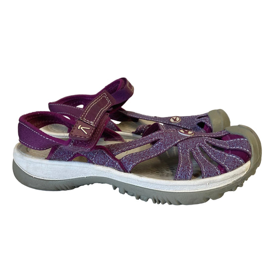 Sandals Flats By Keen In Purple, Size:7