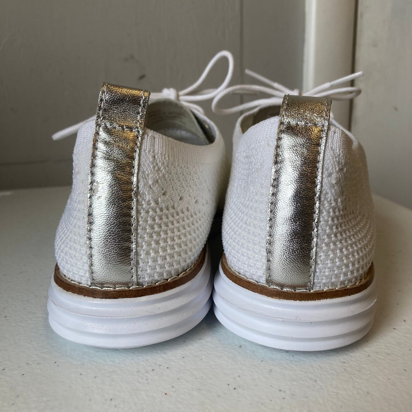 Shoes Flats By Cole-Haan In White, Size:8
