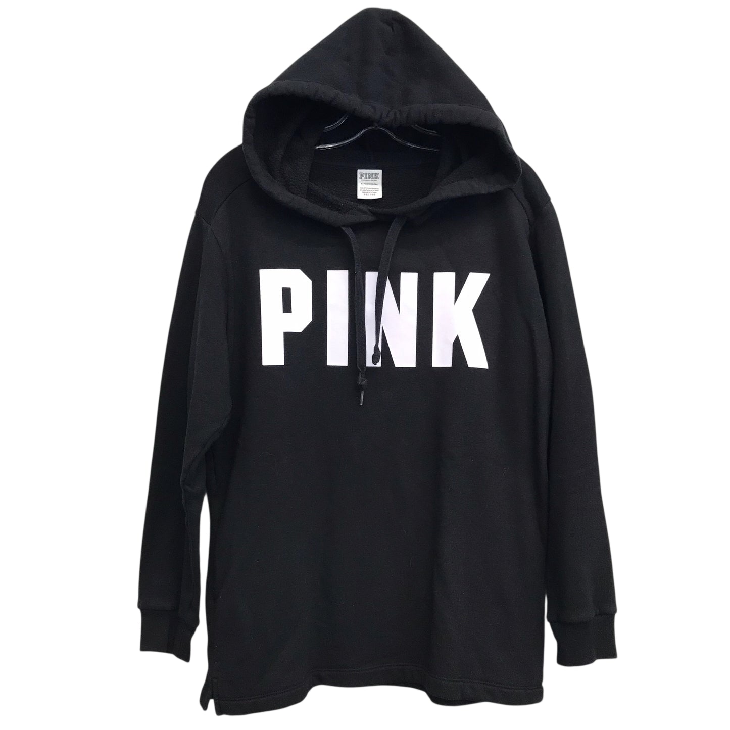 Sweatshirt Hoodie By Pink In Black, Size:S