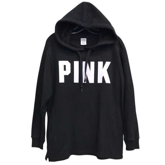 Sweatshirt Hoodie By Pink In Black, Size:S