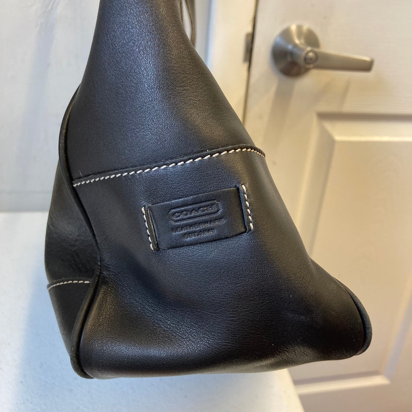 Tote Designer By Coach In Black, Size:Large