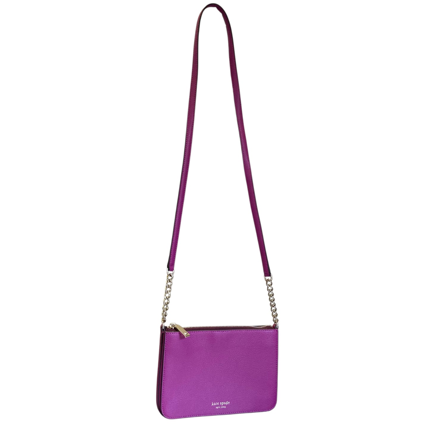 Crossbody Designer By Kate Spade In Purple, Size:Small