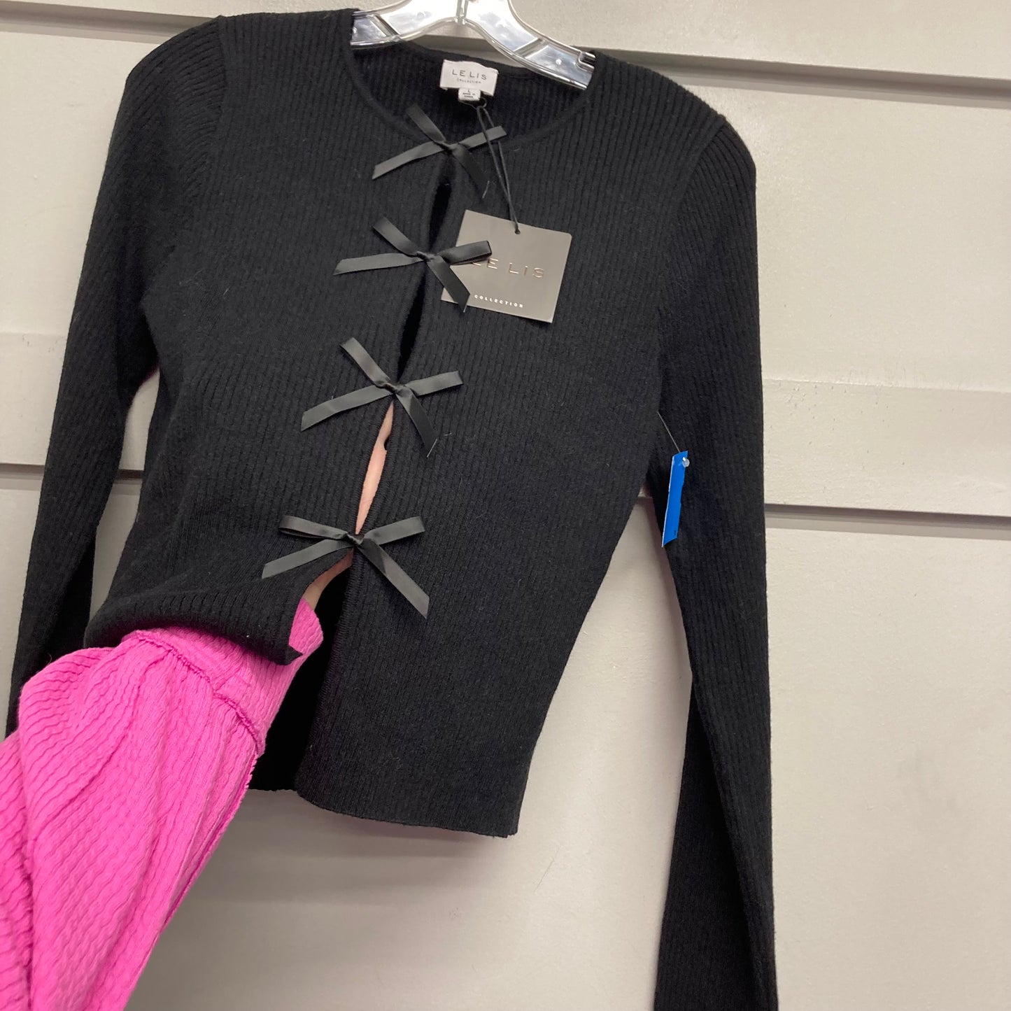Top Ls By Le Lis In Black, Size:L