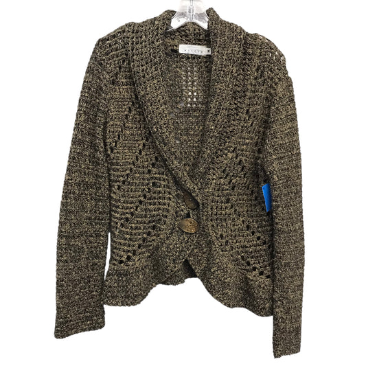 Sweater Cardigan By Willow In Green and Black Size:M