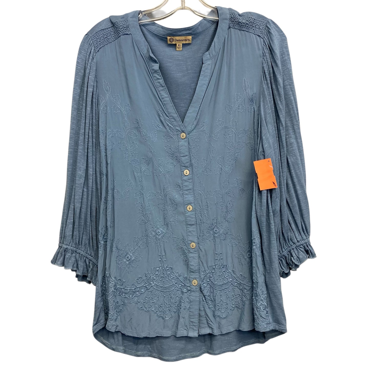 Top 3/4 Sleeve By Democracy In Blue, Size:Xl