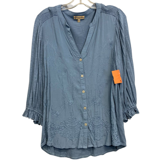 Top 3/4 Sleeve By Democracy In Blue, Size:Xl