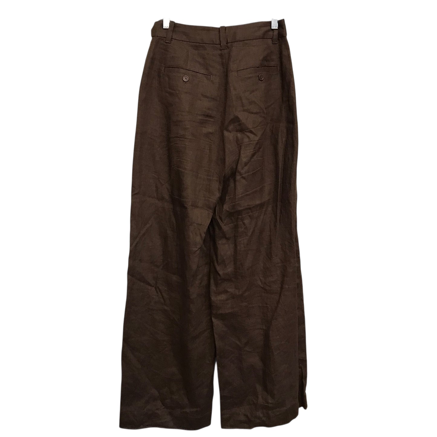 Pants Wide Leg By Madewell In Brown, Size:0