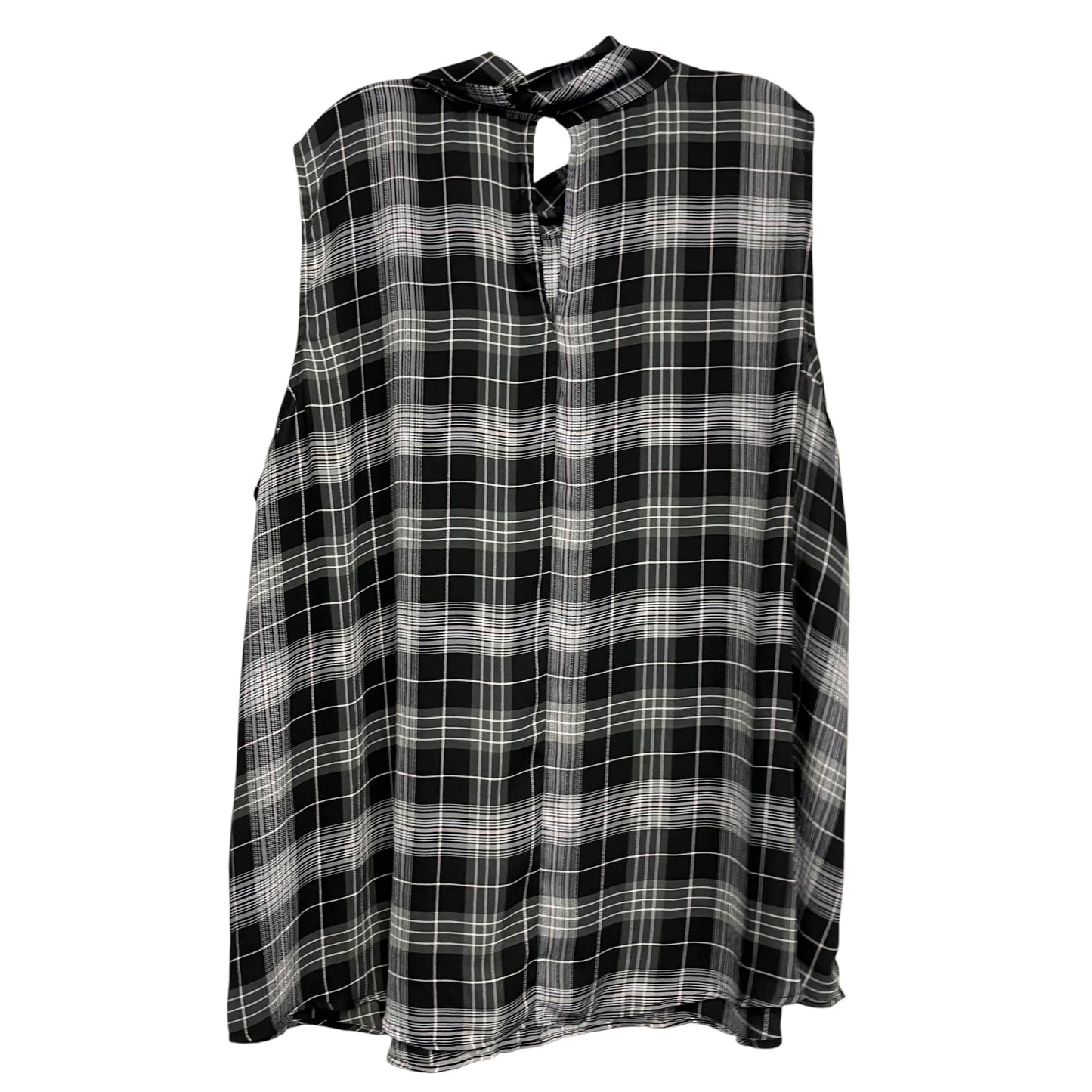 Top Sleeveless By Torrid In Plaid Pattern, Size:3X