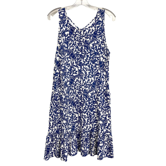 Dress Designer By Lilly Pulitzer In Blue & White, Size:M