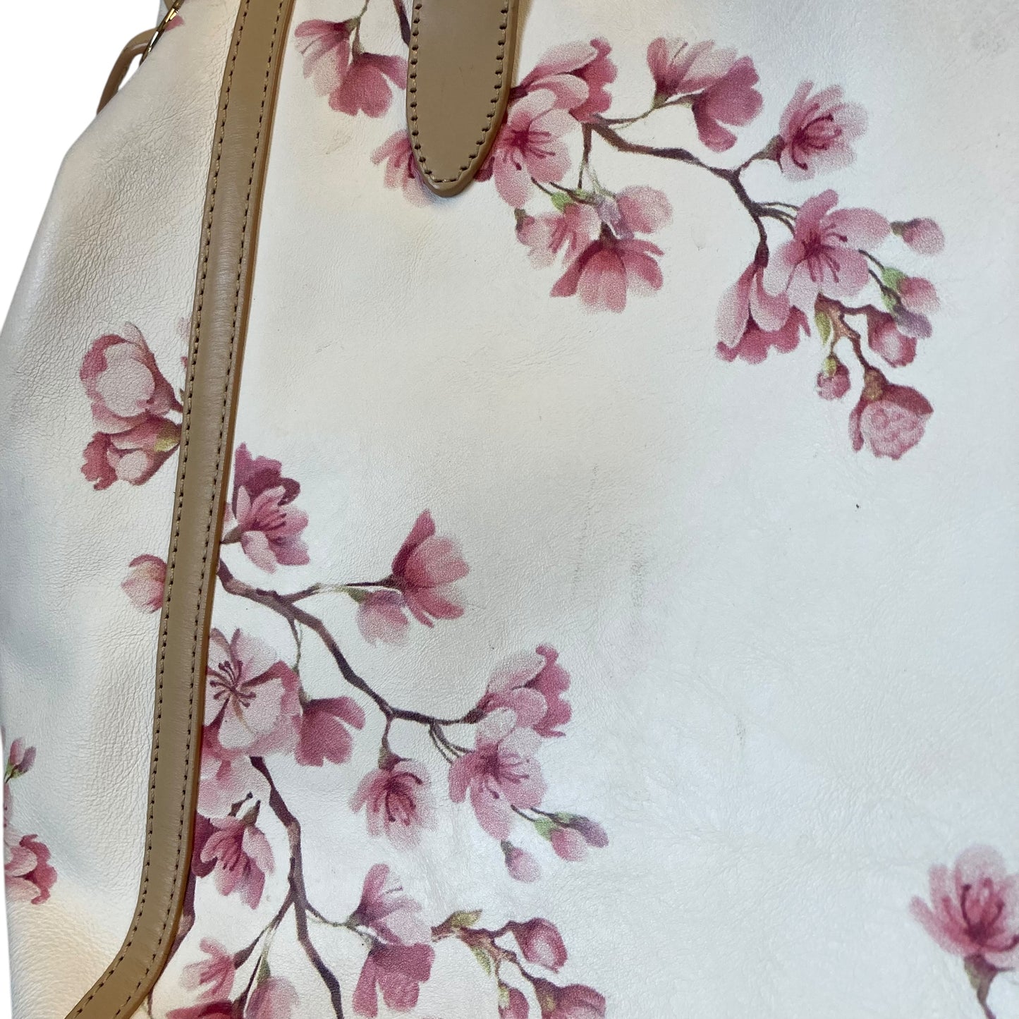 Handbag Designer By Brahmin In Floral Print, Size:Large