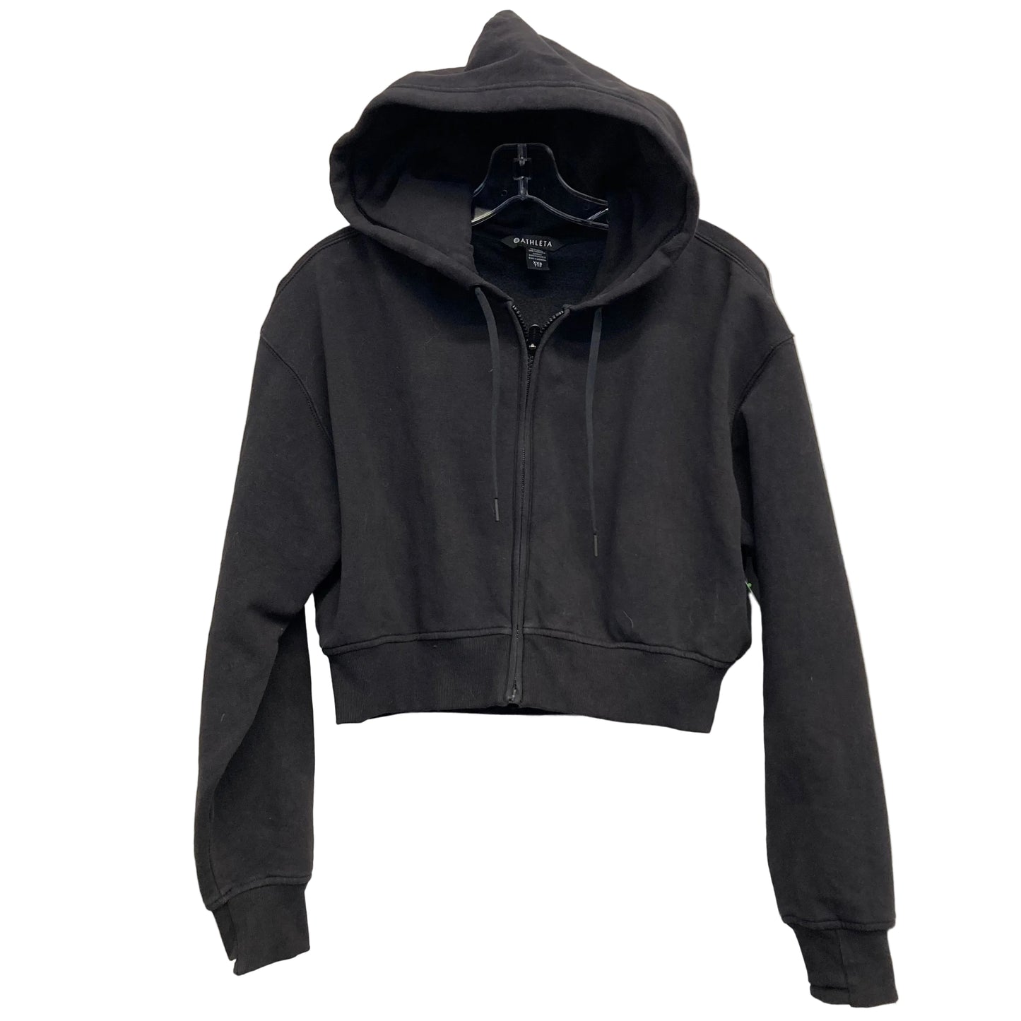 Athletic Sweatshirt Hoodie By Athleta In Black, Size:Xxs