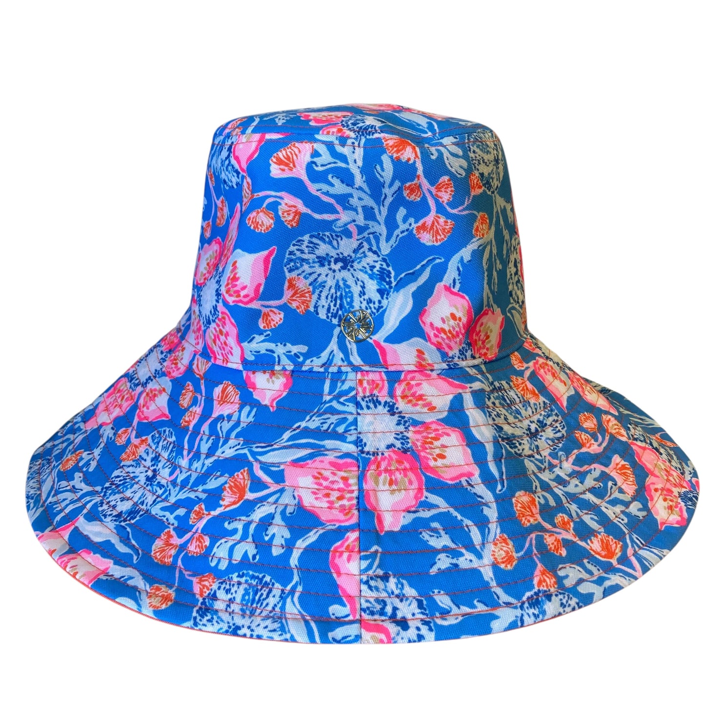 Hat Designer By Lilly Pulitzer In Blue & Pink