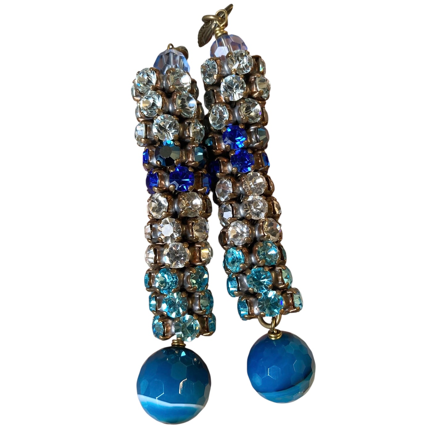 Necklace Statement By Aris Geldis In Blue