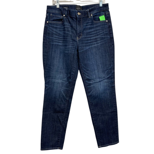 Jeans Boot Cut By White House Black Market In Blue Denim, Size:12