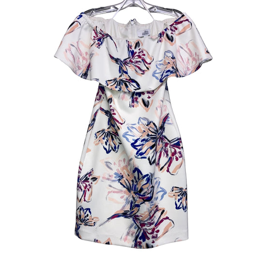 Dress Casual Short By Belle Badgley Mischka In Floral Print, Size:Xs