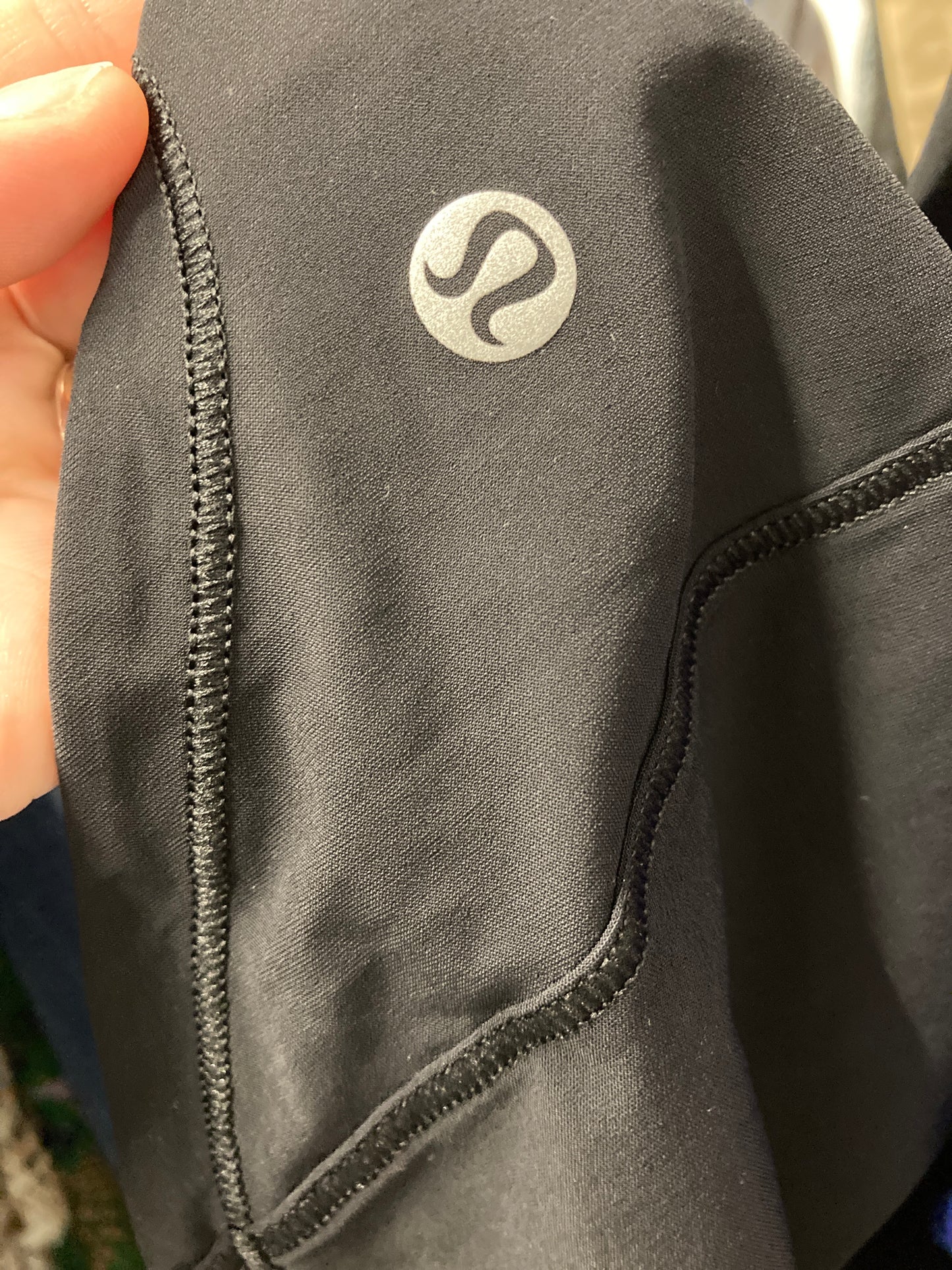 Athletic Tank Top By Lululemon In Black, Size:S