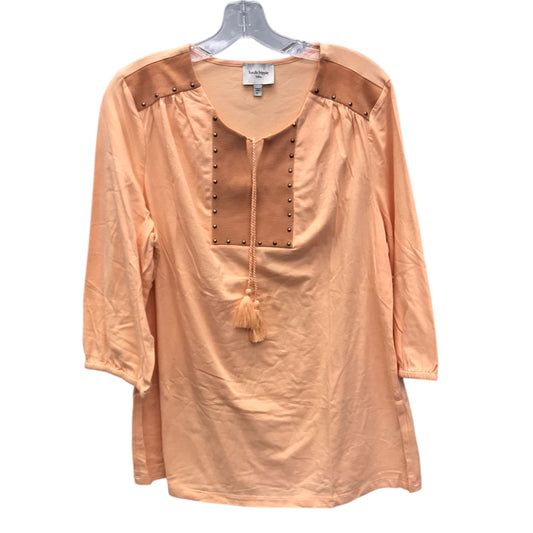 Top Ls By Haute Hippie In Orange, Size:L