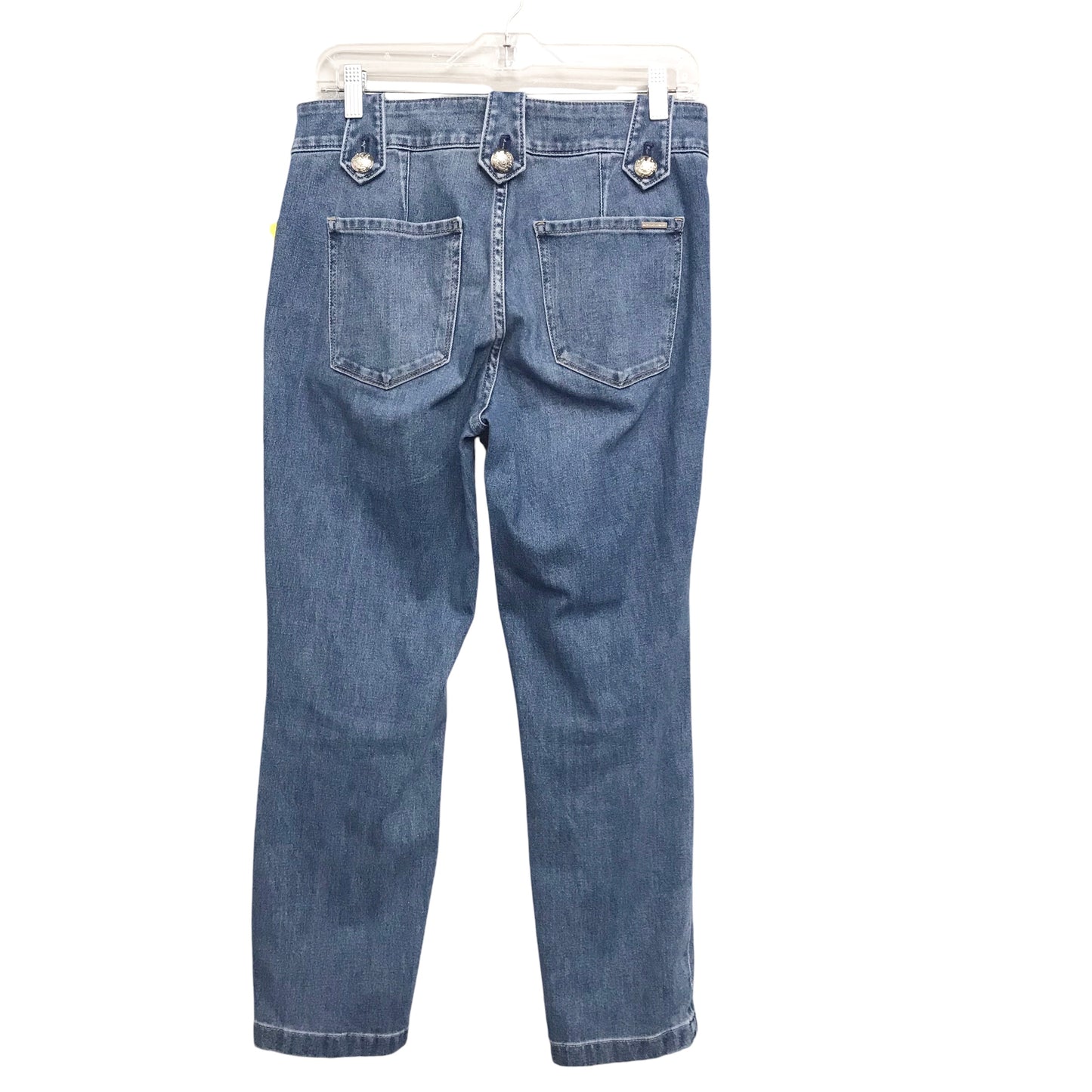 Jeans Straight By White House Black Market In Blue Denim, Size:6