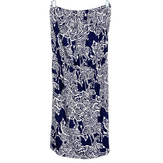 Dress Designer By Lilly Pulitzer In Blue & White, Size:S