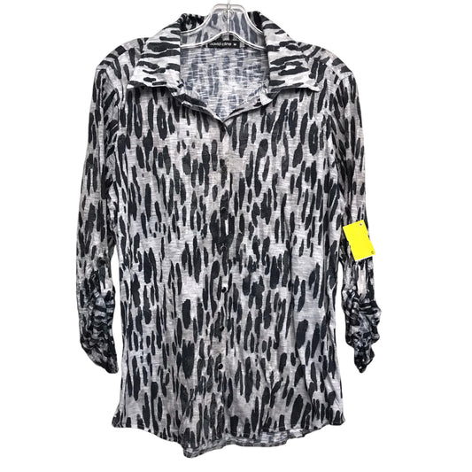 Top Ls By David Cline In Black & Grey, Size:M