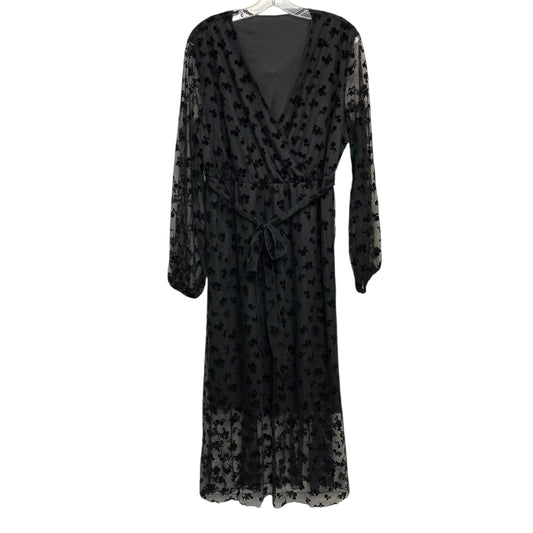 Dress Party Midi By Shein In Black, Size:1X