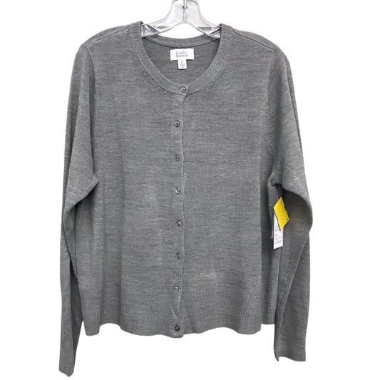 Sweater Cardigan By Croft And Barrow In Animal Print, Size:L