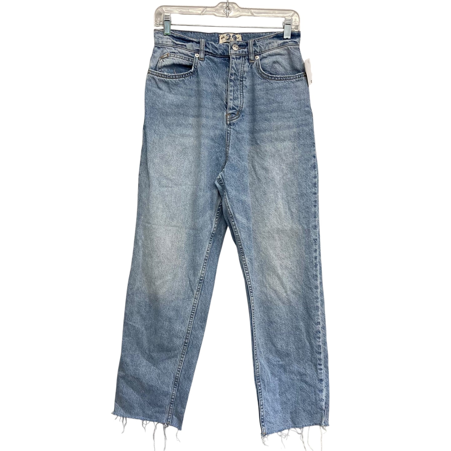 Jeans Straight By We The Free In Blue Denim, Size:8