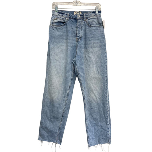 Jeans Straight By We The Free In Blue Denim, Size:8