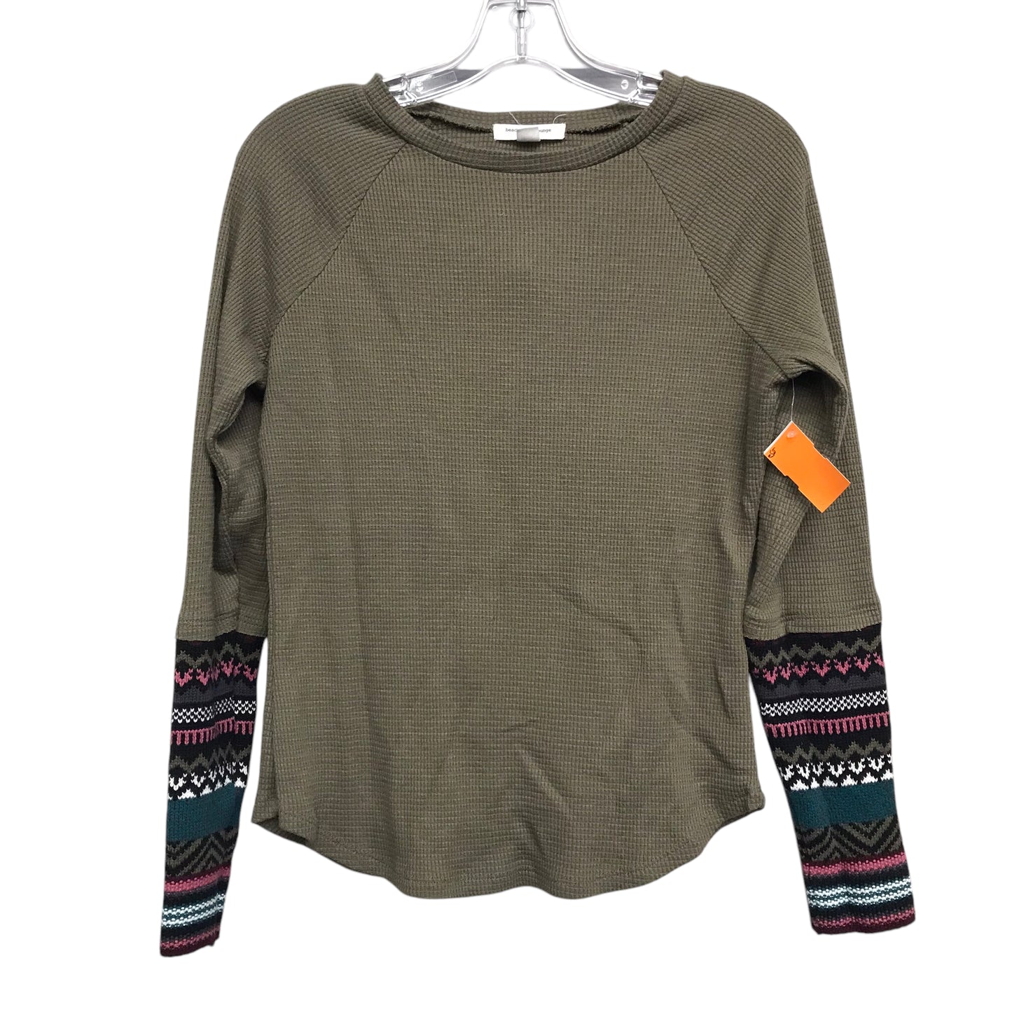 Top Ls By Beachlunchlounge In Green, Size:Xs