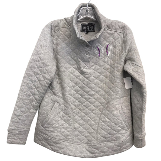 Top Ls By Modrn Canvas In Grey, Size:M