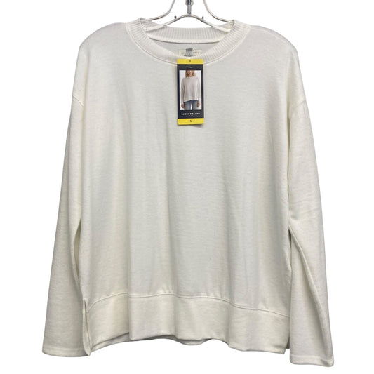 Sweater By Lucky Brand In White, Size:S
