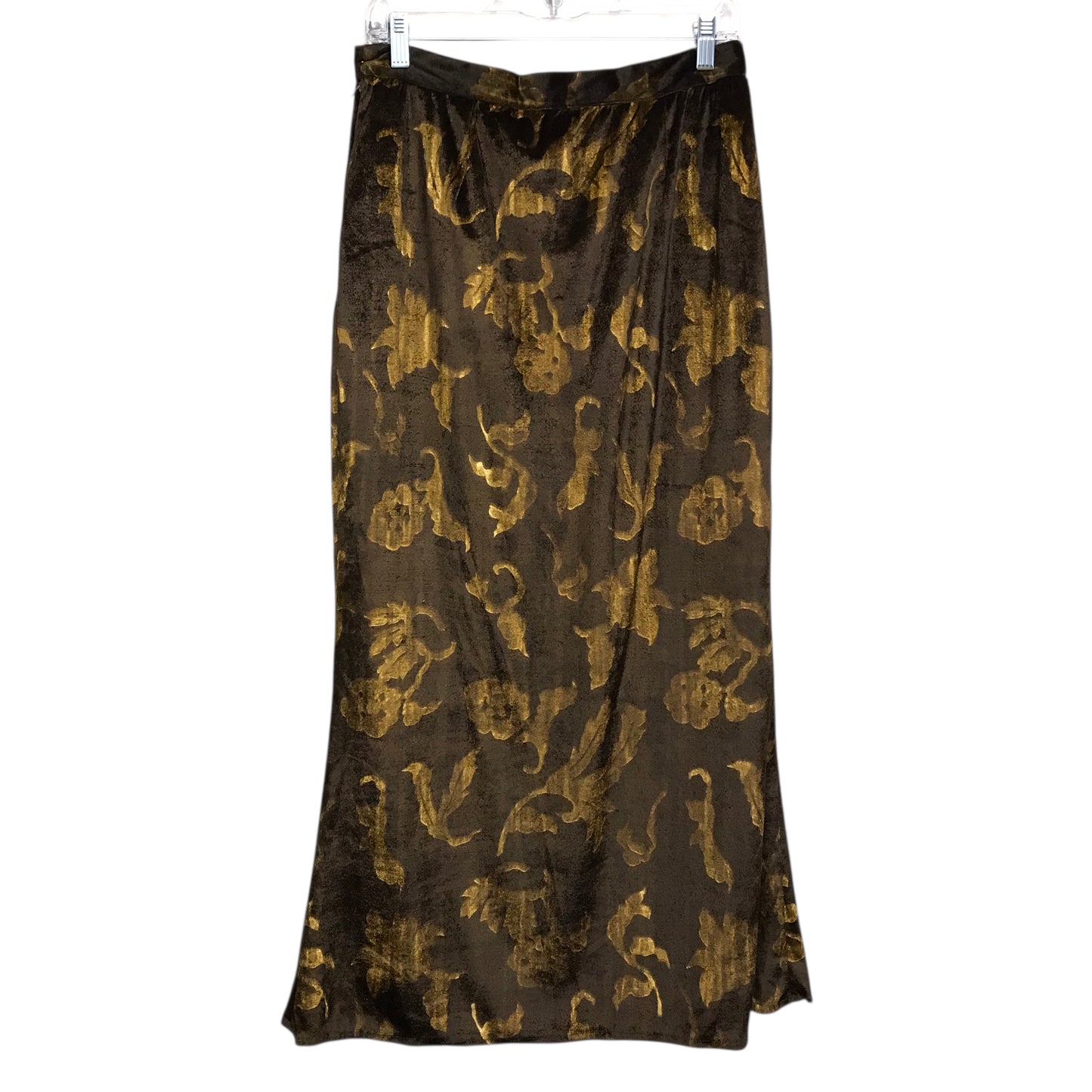 Skirt Maxi In Brown, Size:6
