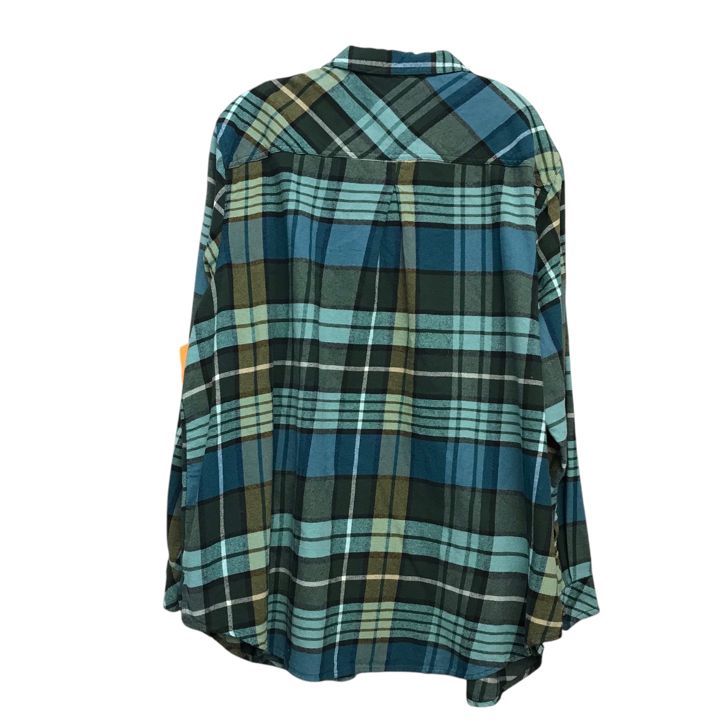 Top Ls By Sonoma In Plaid Pattern, Size:3X