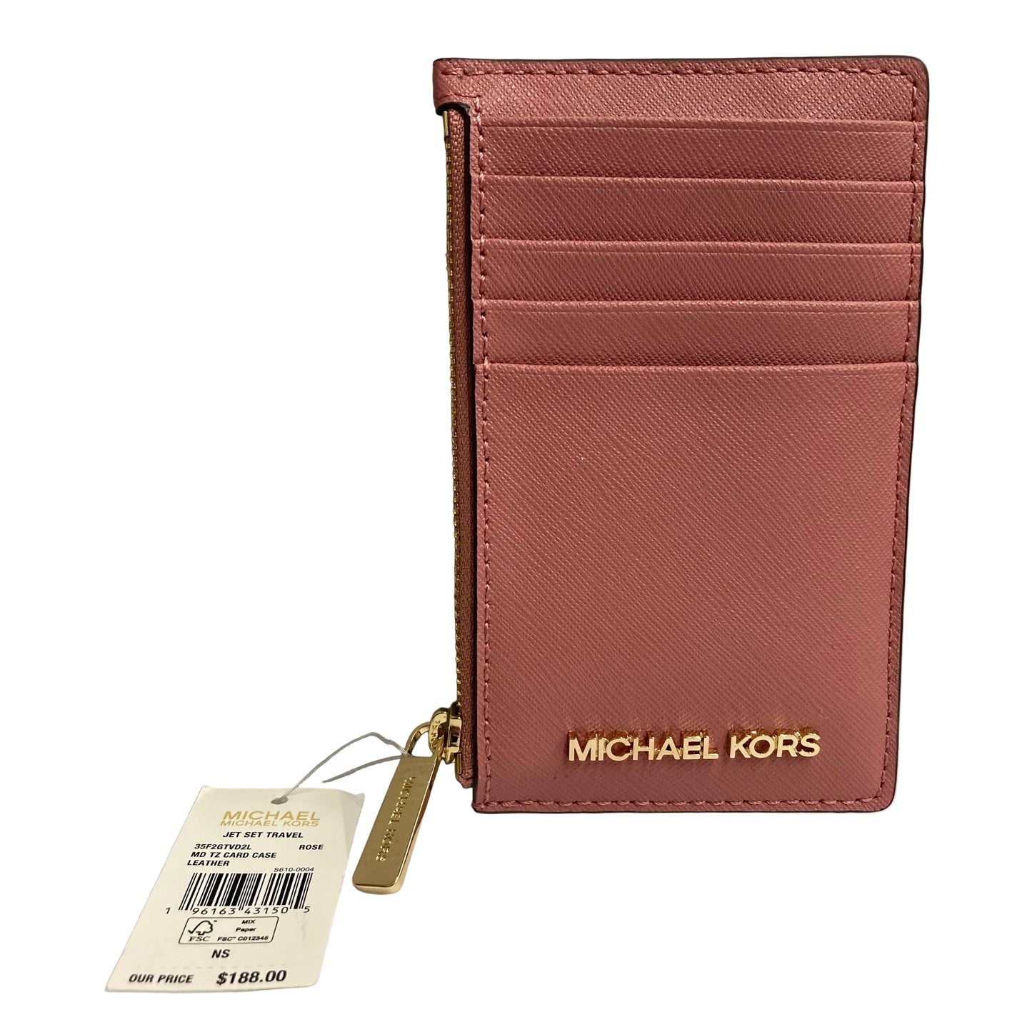 Wallet Designer By Michael Kors In Pink, Size:Small