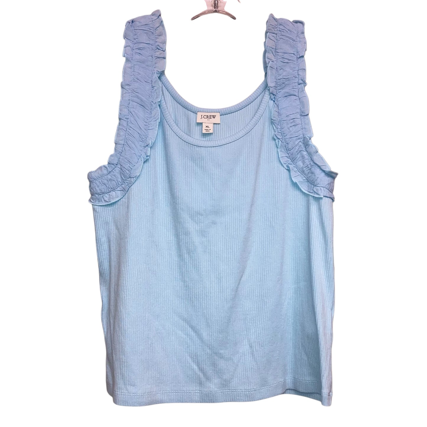 Top Sleeveless By J. Crew In Blue, Size:Xl
