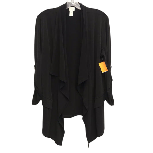 Sweater Cardigan By Chicos In Black, Size:M