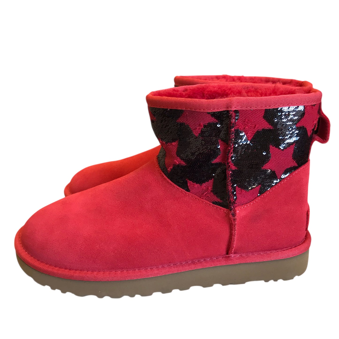 Boots Designer By Ugg In Red, Size:8