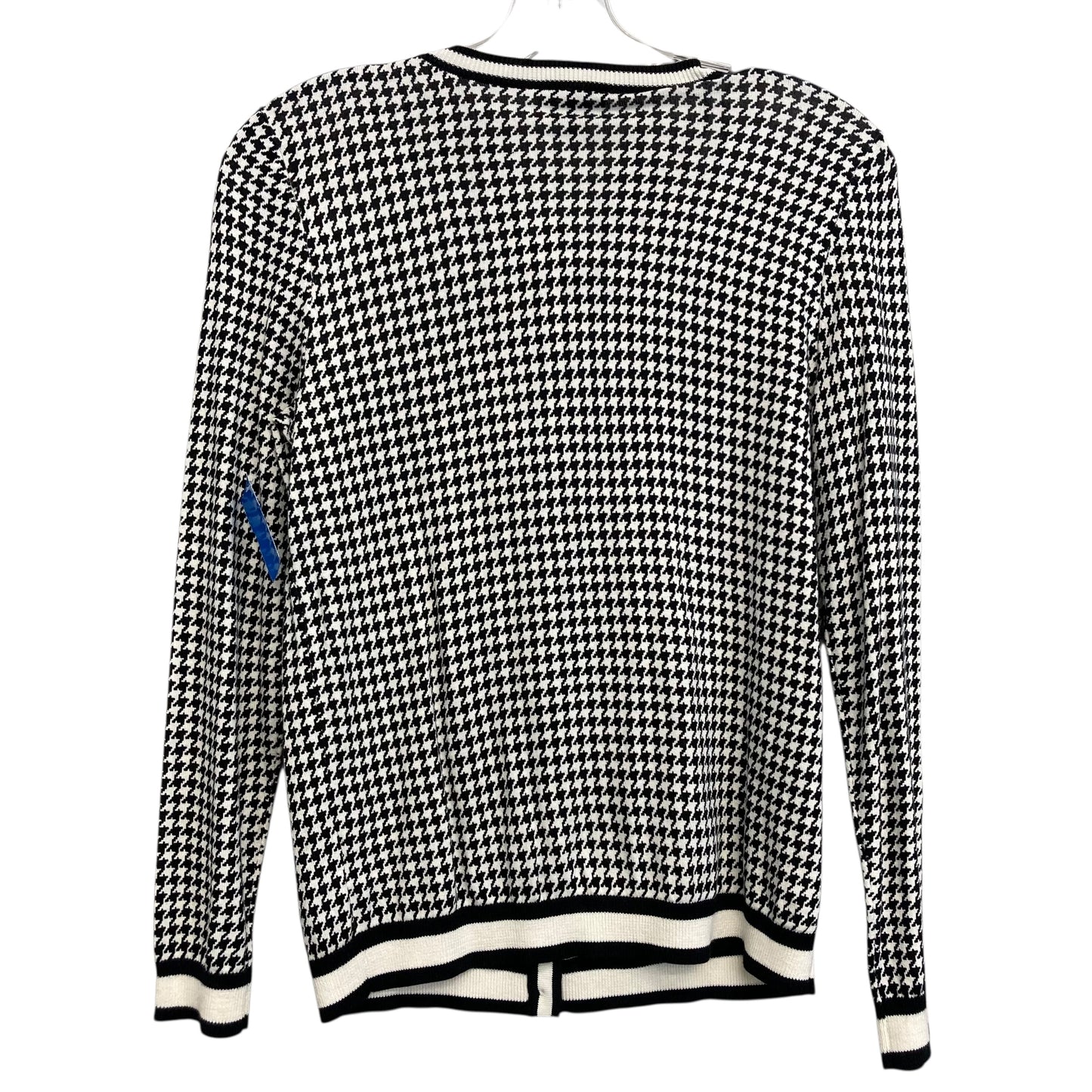 Sweater Cardigan By Talbots In Black & White, Size:Sp