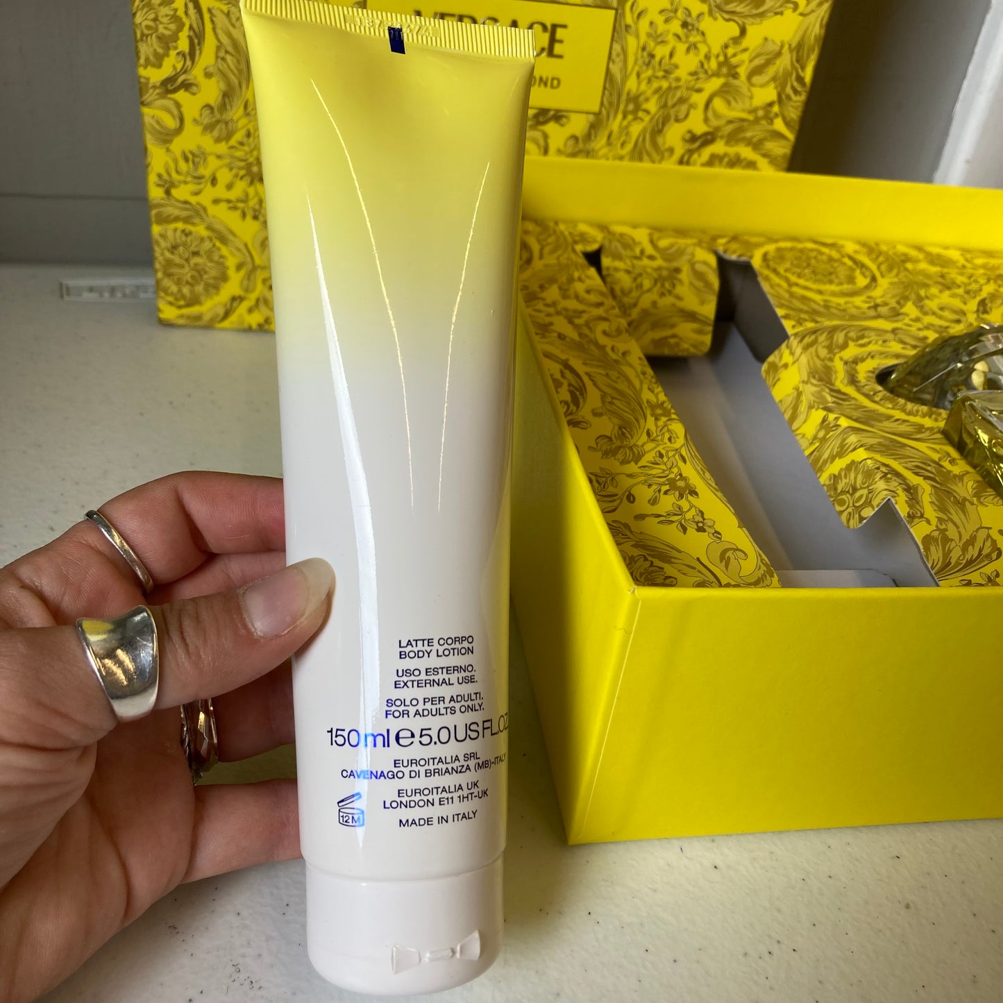 Fragrance Luxury Designer By Versace In Yellow