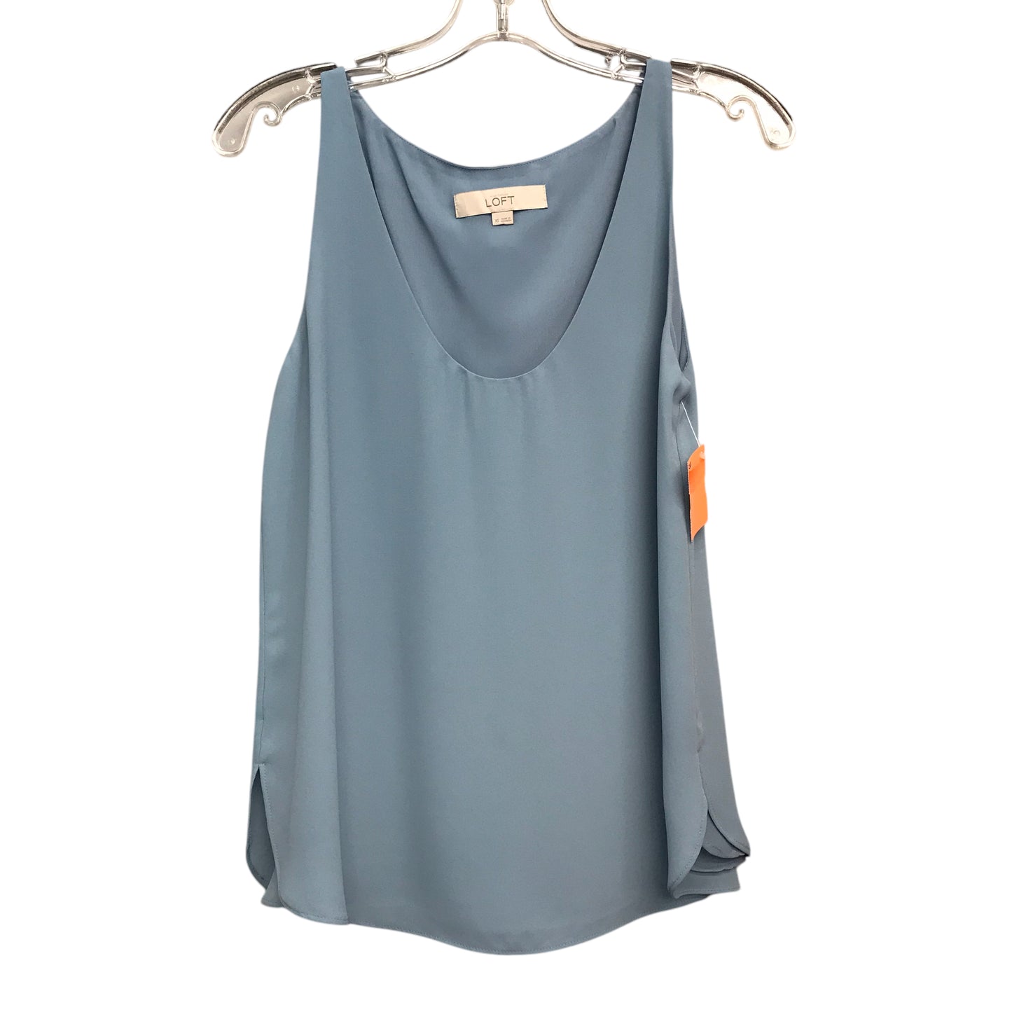 Top Sleeveless By Loft In Blue, Size:Xs