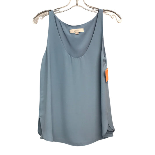 Top Sleeveless By Loft In Blue, Size:Xs