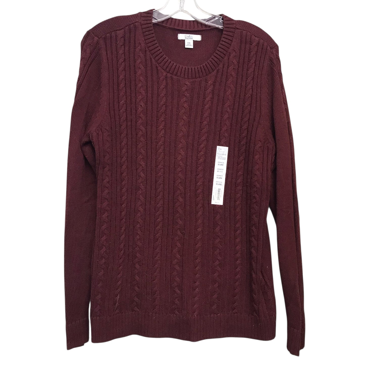 Sweater By Croft And Barrow In Red, Size:1X