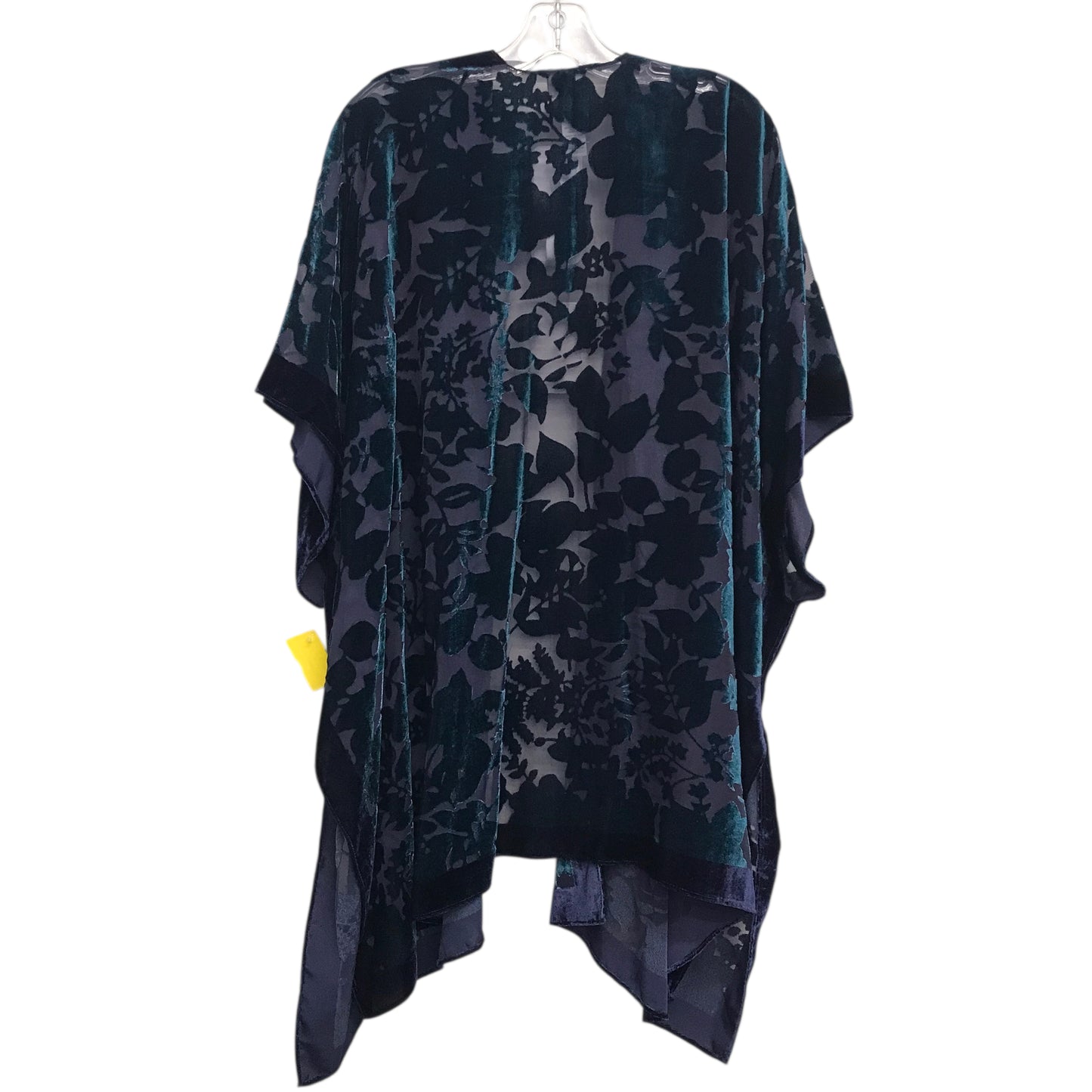 Kimono By Chicos In Blue & Green, Size:L
