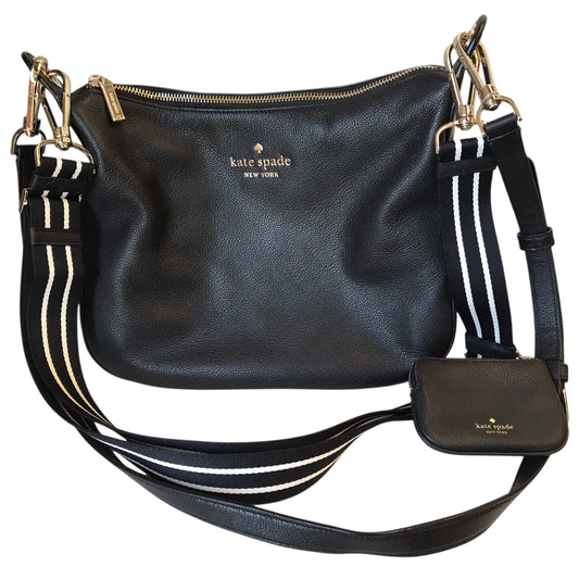 Crossbody Designer By Kate Spade In Black, Size:Medium