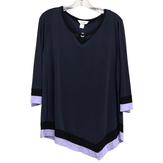 Top Ls By Cj Banks In Navy, Size:Xl
