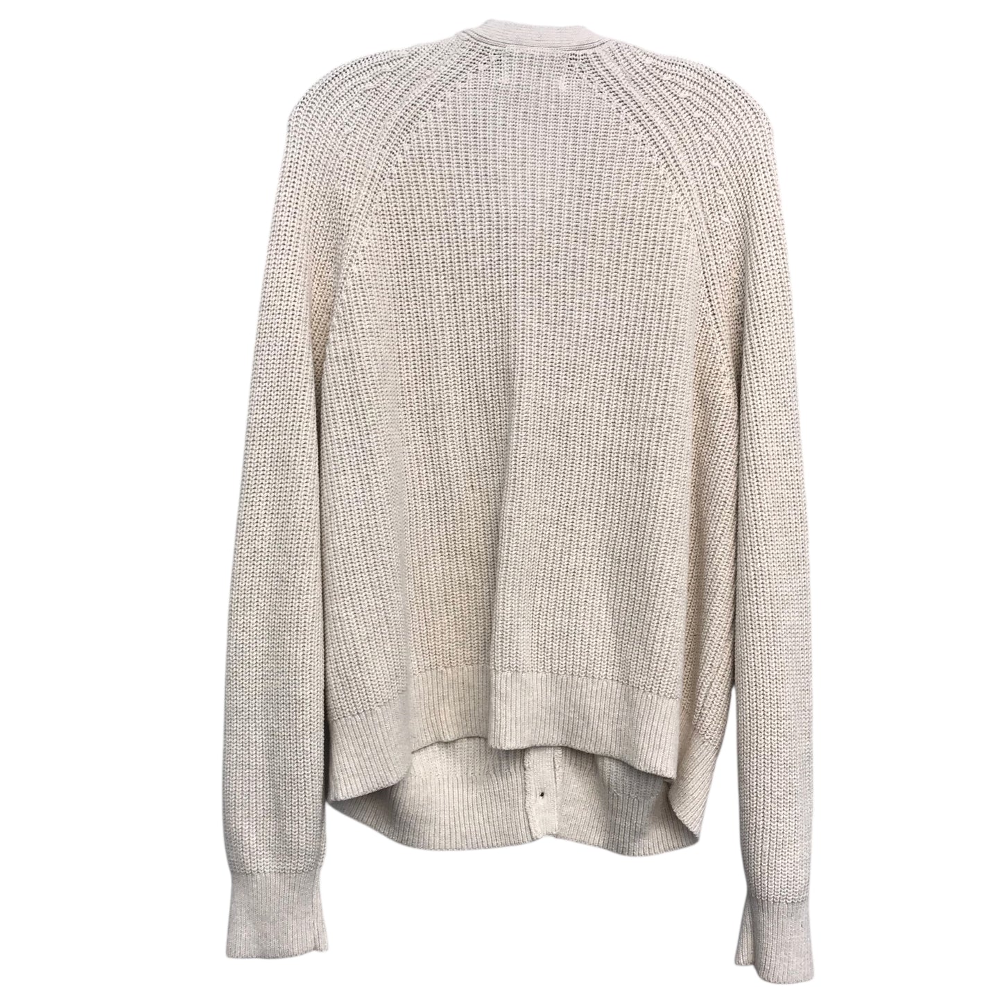 Sweater Cardigan By Old Navy In Cream, Size:Xl