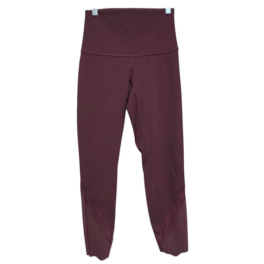 Athletic Capris By Lululemon In Red, Size:S